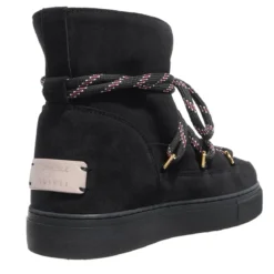 INUIKII Jacquard Lace Black Winterboots