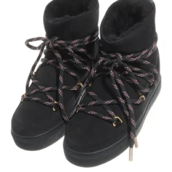 INUIKII Jacquard Lace Black Winterboots