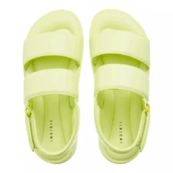 INUIKII Padded Velcro Lime Sandalen