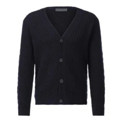 Iris von Arnim Cardigan Desert aus Kaschmir Navy Strickjacke