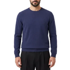 Iris von Arnim Pullover Amiro aus Kaschmir-Seiden-Mix blau Pullover