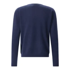 Iris von Arnim Pullover Amiro aus Kaschmir-Seiden-Mix blau Pullover