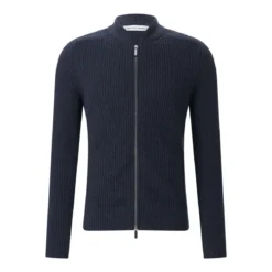 Iris von Arnim Strickjacke Curt Kaschmir blau Übergangsjacke