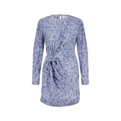 Isabel Marant Kleid Dulce mit All-Over Print Blau Minikleid