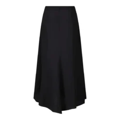 Isabel Marant Midirock Hortensia aus Seide schwarz Midirock