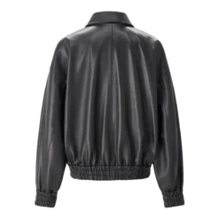 Jil Sander Jacke aus Leder schwarz Lederjacke