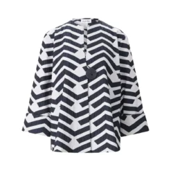 Joseph Ribkoff Leichte Jacke mit Muster blau Übergangsjacke