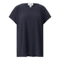 Joseph Ribkoff Plissiertes T-Shirt blau T-Shirt