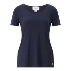 Joseph Ribkoff T-Shirt mit Rundhalsausschnitt blau T-Shirt