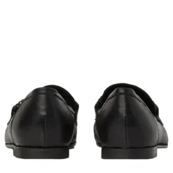 Karl Lagerfeld Eleia Brooch Loafer Black Lthr Pumps