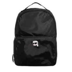 Karl Lagerfeld Ikon Packable Backpack Black Rucksack