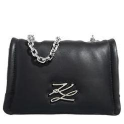 Karl Lagerfeld K/Autograph Sp Puffy Cb Black-Nickel Crossbody Bag