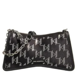 Karl Lagerfeld K/Seven Element Sp Cb Rhst Black Crossbody Bag