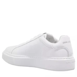 Karl Lagerfeld MAXI KUP Karl Inkekt Logo Lo White Leather Mono Low-Top-Sneaker