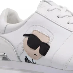 Karl Lagerfeld VELOCITA II Karl NFT Lo Lace White Leather Suede Low-Top-Sneaker