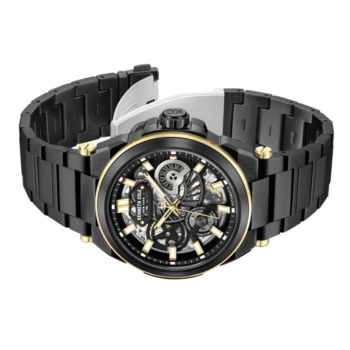 Kenneth Cole Automatikuhr Barclay schwarz Automatikuhr