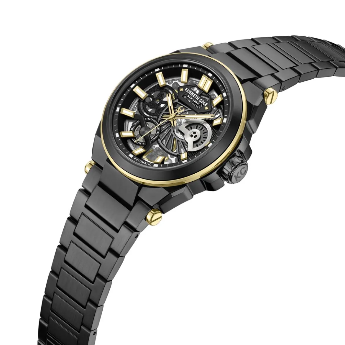 Kenneth Cole Automatikuhr Barclay schwarz Automatikuhr