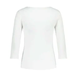 Kimmich Trikot Shirt aus Jersey mit 3/4-Ärmel weiß 3/4-Arm-Shirt