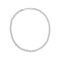 Kuzzoi Halskette Rundanker Modern Elegant Unisex 925 Silber Mittellange Halskette
