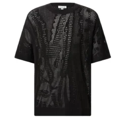Lacoste T-Shirt mit Rundhalsausschnitt braun T-Shirt