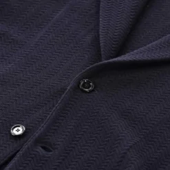 Lardini Sakko mit Zick-Zack-Muster blau Anzugjacke