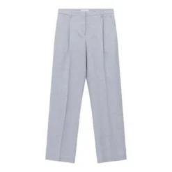 Lardini Stoffhose aus Wolle, Seide & Leinen blau Hosenanzug
