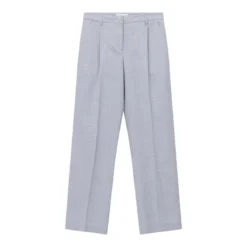 Lardini Stoffhose aus Wolle, Seide & Leinen blau Hosenanzug