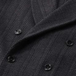 Lardini Stricksakko aus Schurwolle grau Anzugjacke