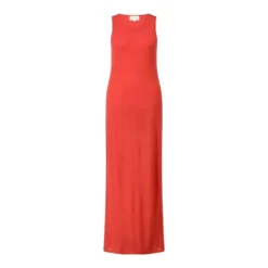 LouLou Maxikleid Myron aus Woll-Mix Rot Maxikleid