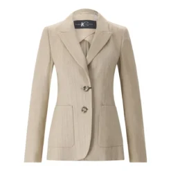 Luisa Cerano Blazer aus Leinen-Mix braun Blazer