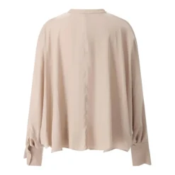 Luisa Cerano Bluse aus Satin beige Bluse