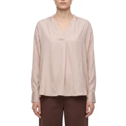 Luisa Cerano Bluse aus Satin beige Bluse