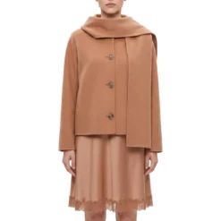 Luisa Cerano Doubleface-Jacke mit Schal brick Blazer