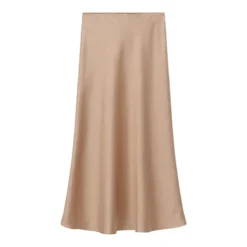 Luisa Cerano Maxirock aus Satin orange Maxirock