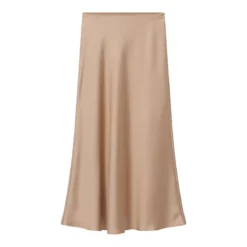 Luisa Cerano Maxirock aus Satin orange Maxirock