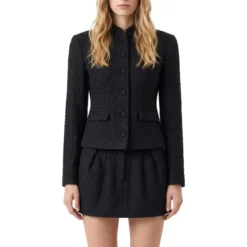 Magda Butrym Blazer aus Wolle & Seide schwarz Blazer