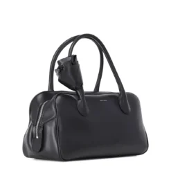 Magda Butrym Handtasche aus Leder schwarz Bowling Bag