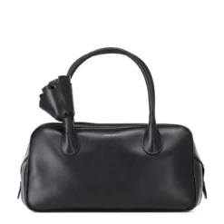 Magda Butrym Handtasche aus Leder schwarz Bowling Bag