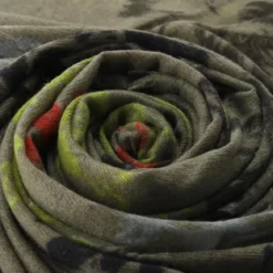 Mala Alisha Tuch Botanica aus Kaschmir grün Leichter Schal