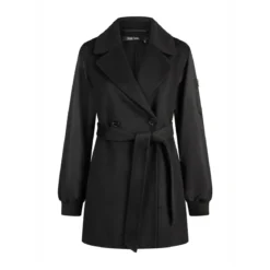 Marc Aurel Diese Doppelreiher Caban Outdoorjacke aus einem Ma schwarz Übergangsjacke