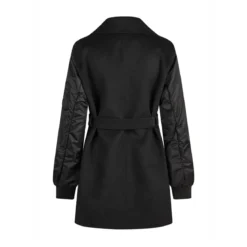 Marc Aurel Diese Doppelreiher Caban Outdoorjacke aus einem Ma schwarz Übergangsjacke