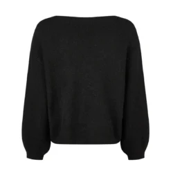 Marc Aurel Dieser Pullover aus elastischem Alpaka-Mix-Garn mi schwarz Pullover