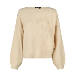 Marc Aurel Dieser Pullover aus elastischem Alpaka-Mix-Garn mi beige Pullover