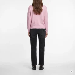 Marc Aurel Dieser V-Ausschnitt-Pullover aus Cotton/Wool-Mix m pink Pullover