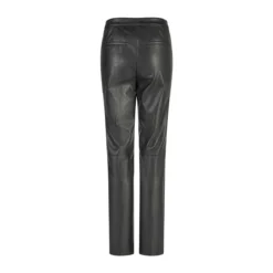 Marc Aurel Diese Slim Fit Hose aus weichem Faux Leather überz schwarz Lederhose