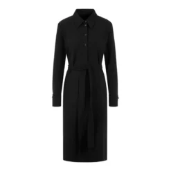 Marc Cain Blusenkleid in Midi-Länge schwarz Minikleid