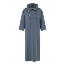 Marc Cain Jerseykleid in Midi-Länge blau Midikleid
