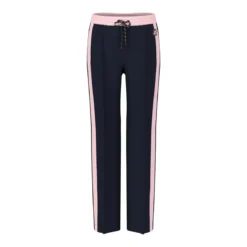 Marc Cain Sweatpants mit Blumen-Applikation schwarz Jogginghose