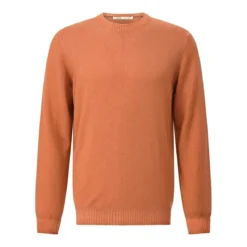 Maurizio Baldassari Pullover aus Schurwolle Orange Pullover