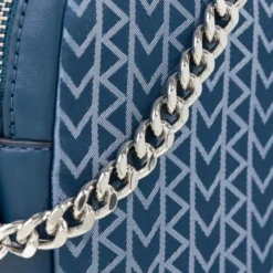 MICHAEL Michael Kors Bryant Md Dblzp Chn Camera Xbody River Blue Crossbody Bag